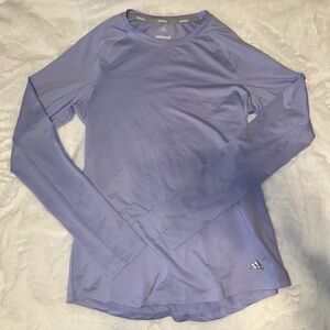 Adidas activewear purple long sleeve top